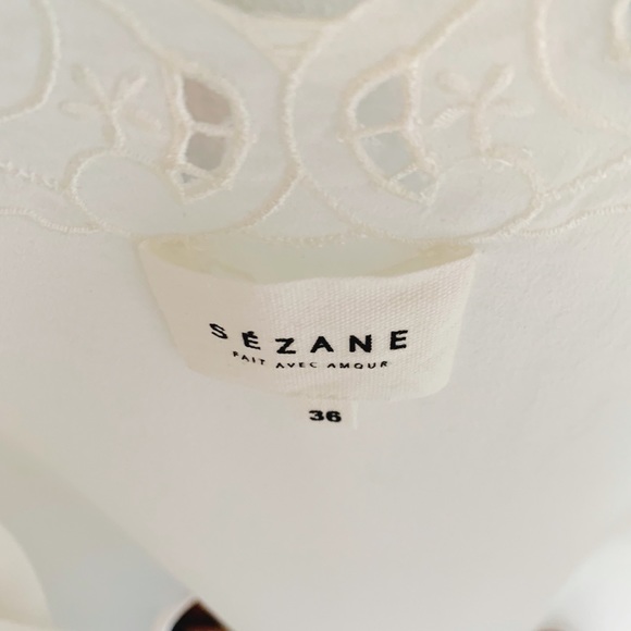 SOLD Sézane Paloma Silk Top - Picture 5 of 6